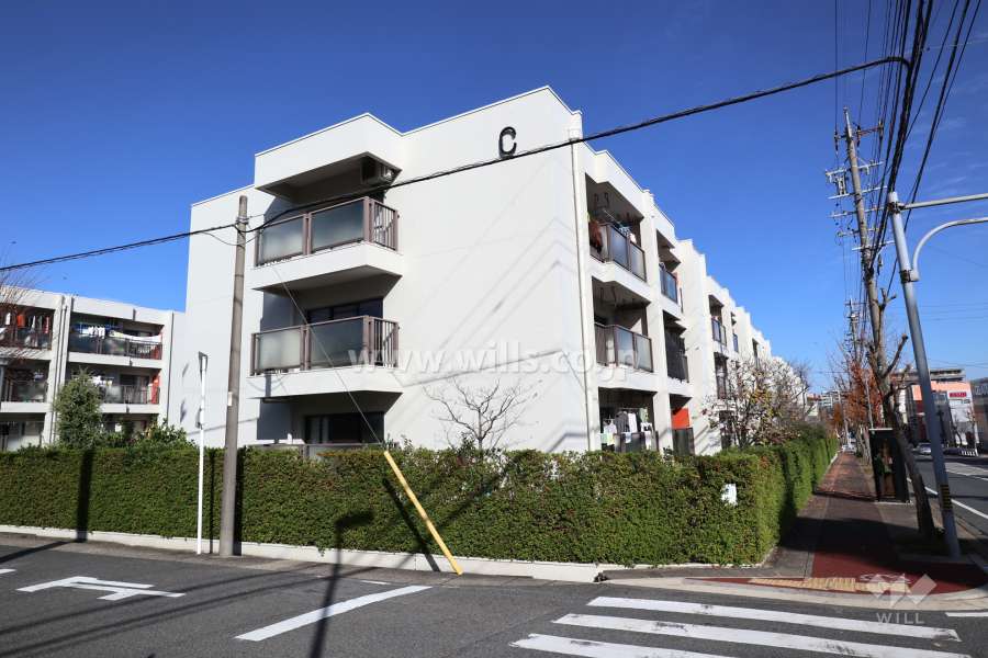 第2平和が丘住宅C棟の外観(南西方向から)