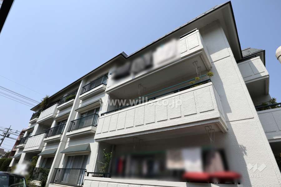 三旺マンション第2上社B棟の外観（南東側から）