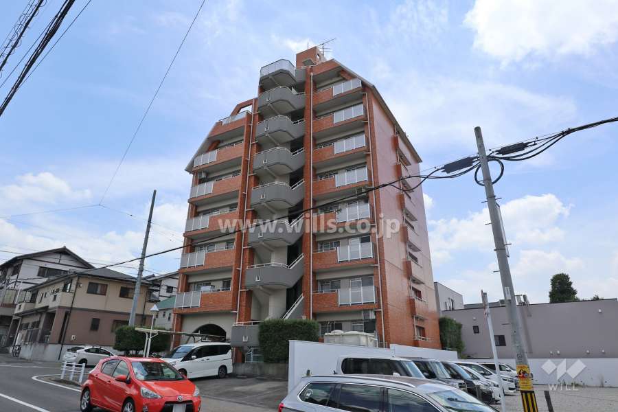 ジーオー第6マンション藤ヶ丘の外観（北西側から）