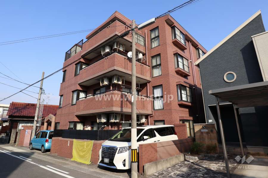 シャンデリス藤が丘の外観（南西側から）