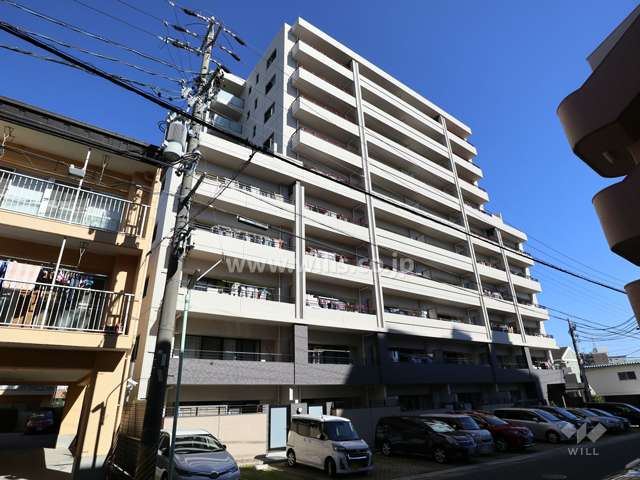 パークホームズ上社ガーデンヴィスタの外観(南西方向から)