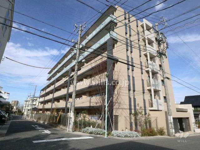 サンクレイドル藤が丘の外観（南東側から）