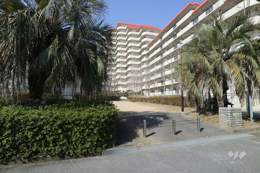 敷地南側にある『南ひばりガ丘緑地』