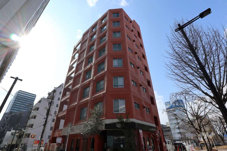プラザフェニックス葵の外観（北東側から）