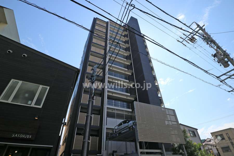 プレサンスロジェ葵Ⅱの外観（北東側から）