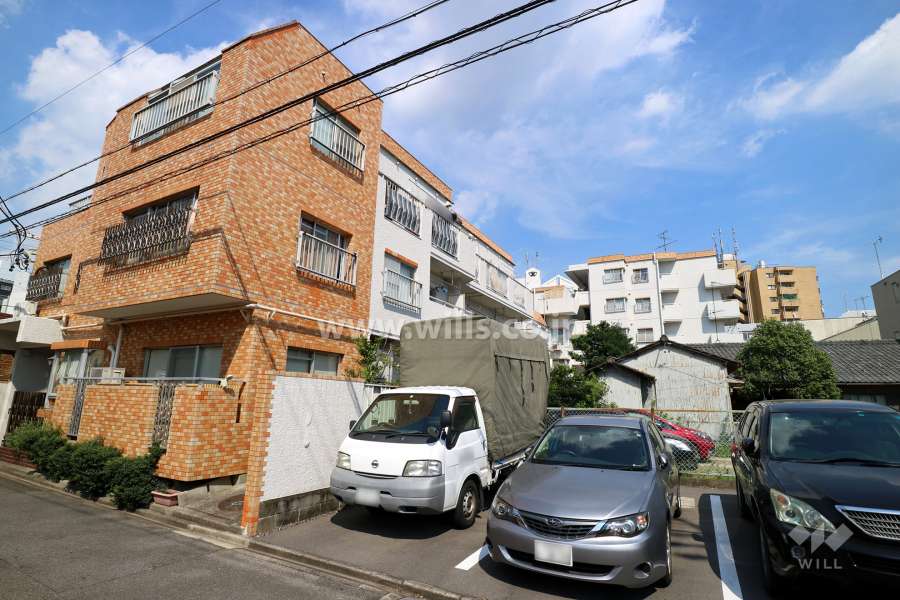 古出来ダイヤハイツの外観（南西側から） 