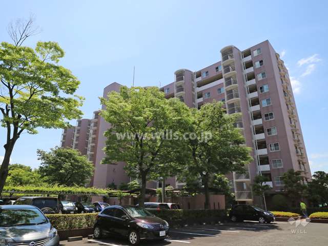 矢田川パークハウスA棟の外観（北西側から）