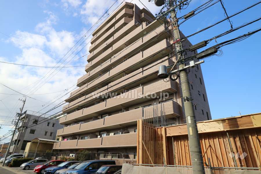 ヴィアレ砂田橋の外観（南東側から）