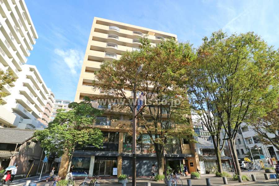 チサンマンション栄リバーパークの外観（西側から）