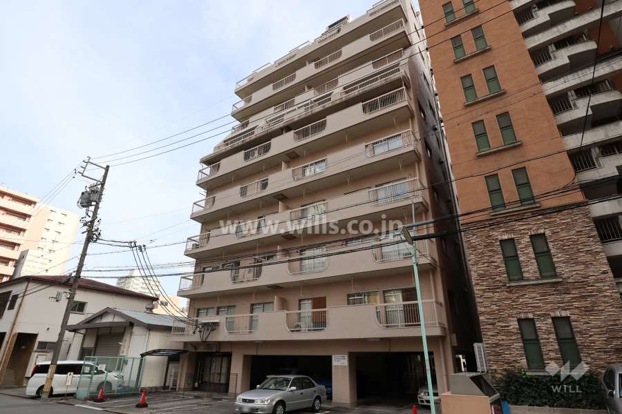 石町マンションの外観（北西側から）