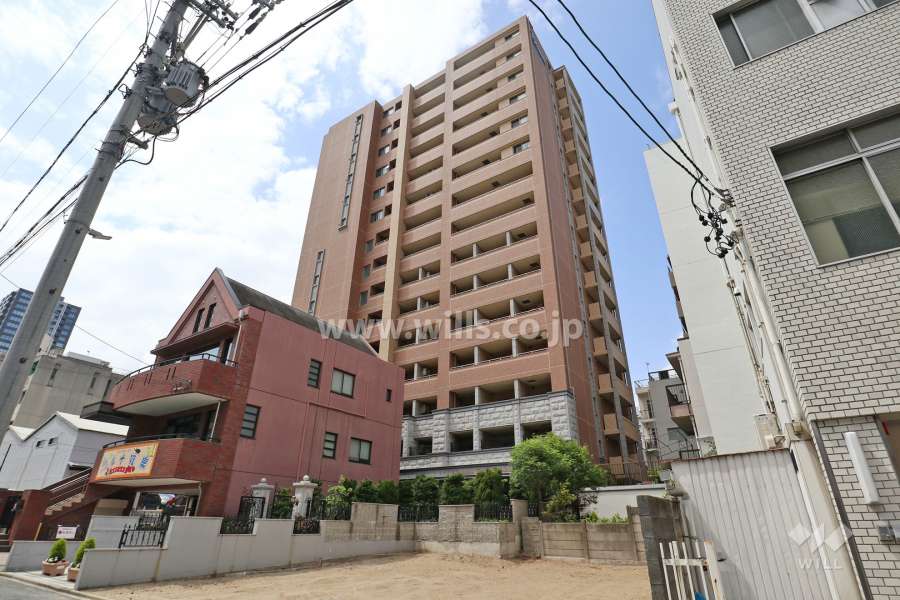 プレサンスセントマーク泉の外観（南東側から）
