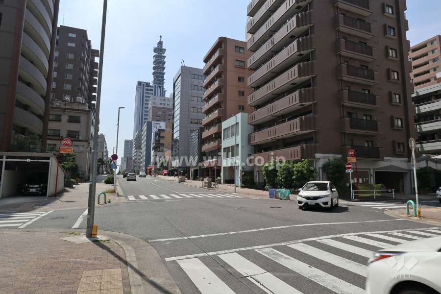 敷地南側の前面道路