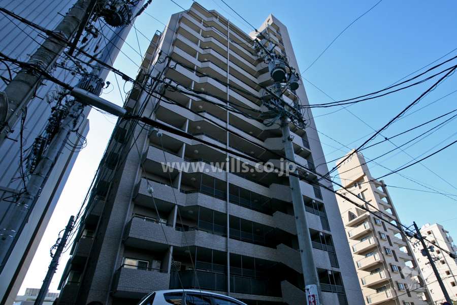 スカイハイツ高岳の外観(北側から)