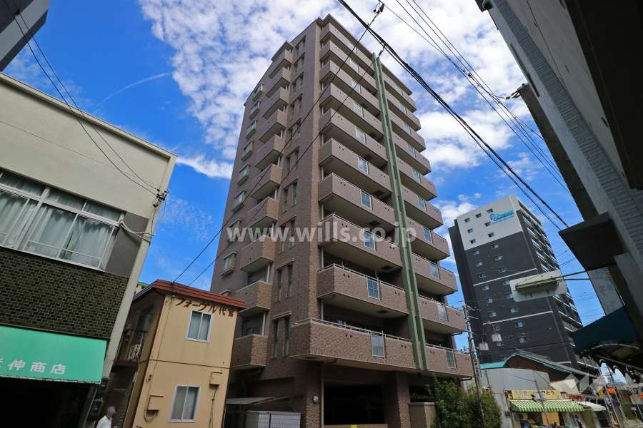 ユーハウス代官町Ⅱの外観（南西側から）