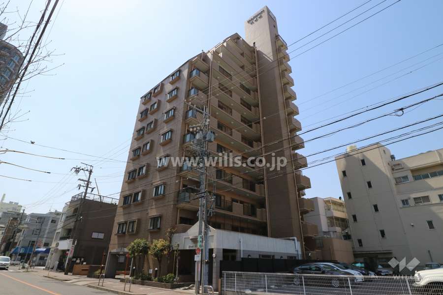 ライオンズシティ代官町の外観（北東側から）