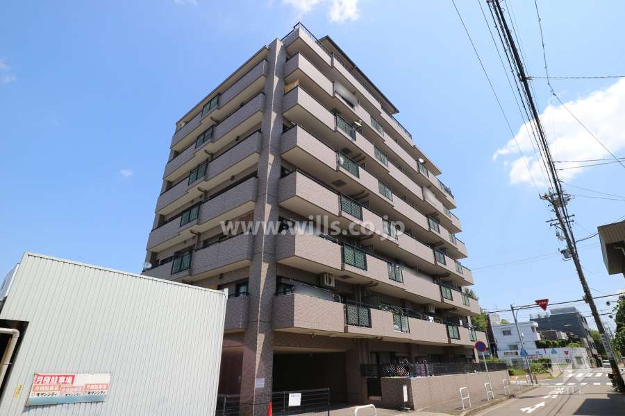 ダイアパレス徳川南の外観（南西側から）