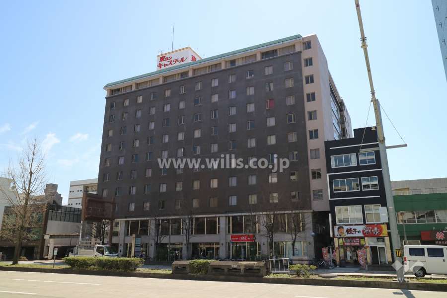 東カン名古屋キャステールの外観（北西側から）