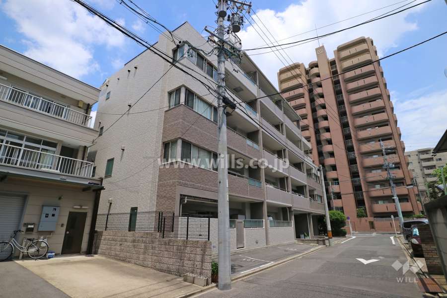 サンマンションアトレ東徳川の外観（南西側から）