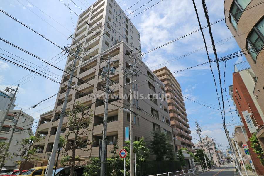 徳川東シティハウスステーションコートの外観（南東側から）