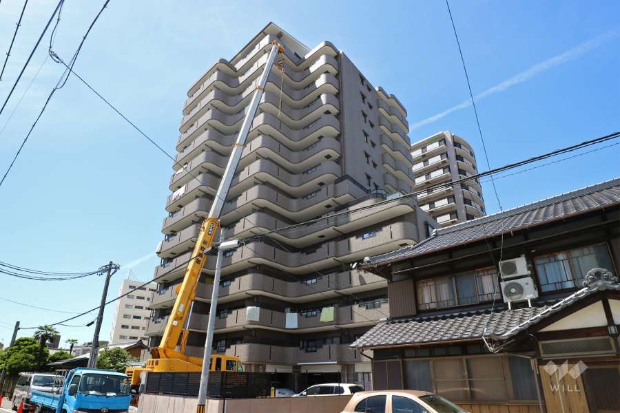 ユーハウス第2徳川の外観（南東側から）