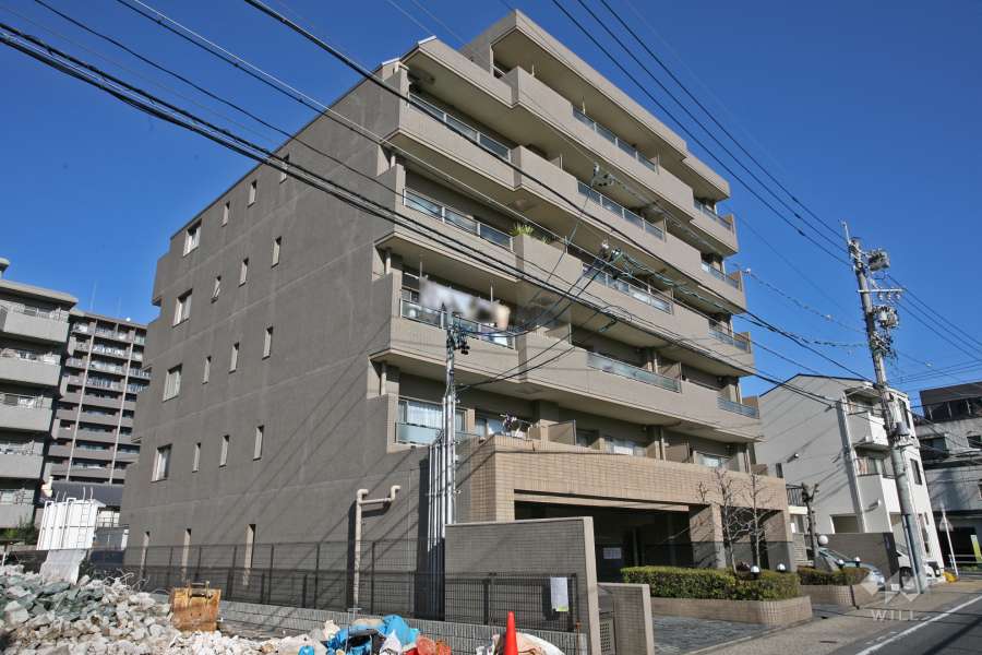 藤和徳川ホームズの外観（南西側から）