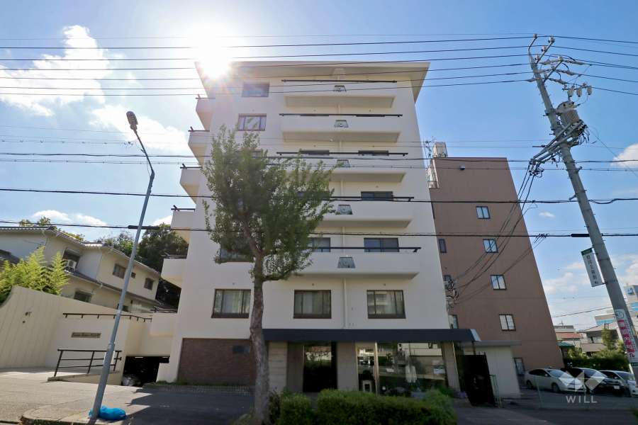 マンション徳川苑の外観（東側から）
