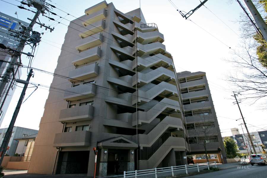 徳川町シティハウスの外観（北側から）