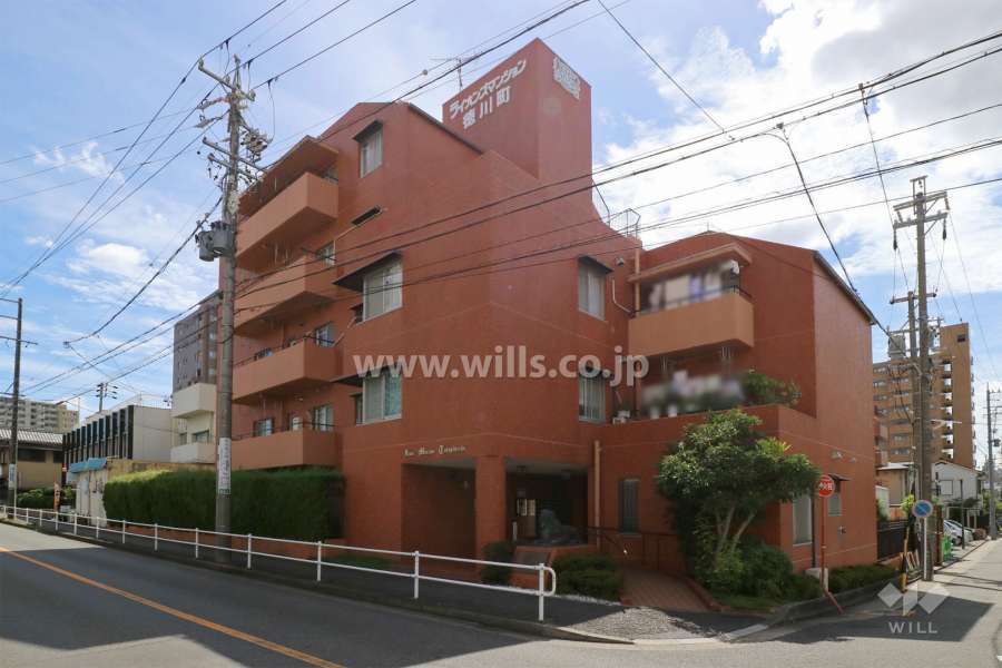 ライオンズマンション徳川町の外観（北東側から）