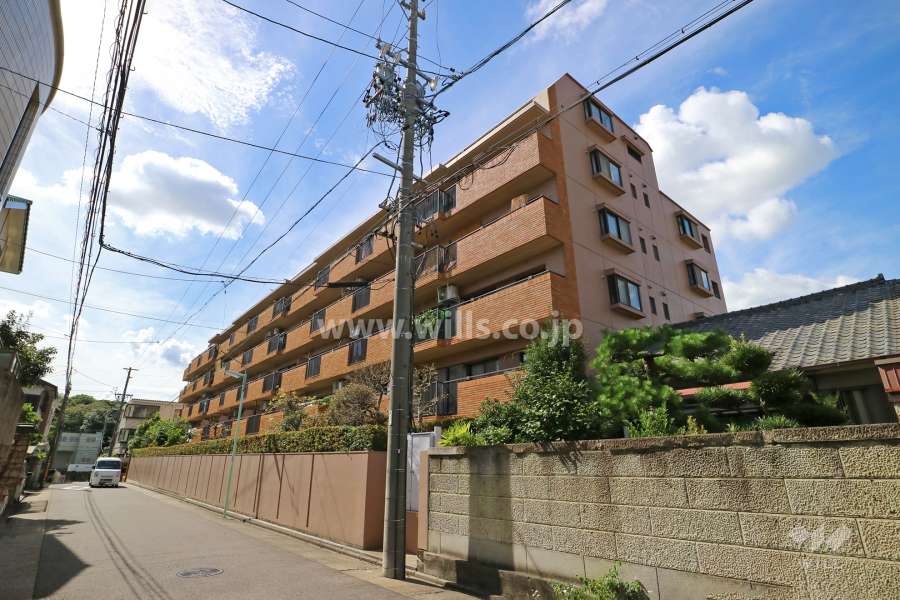 徳川町パークマンションの外観（南東側から）