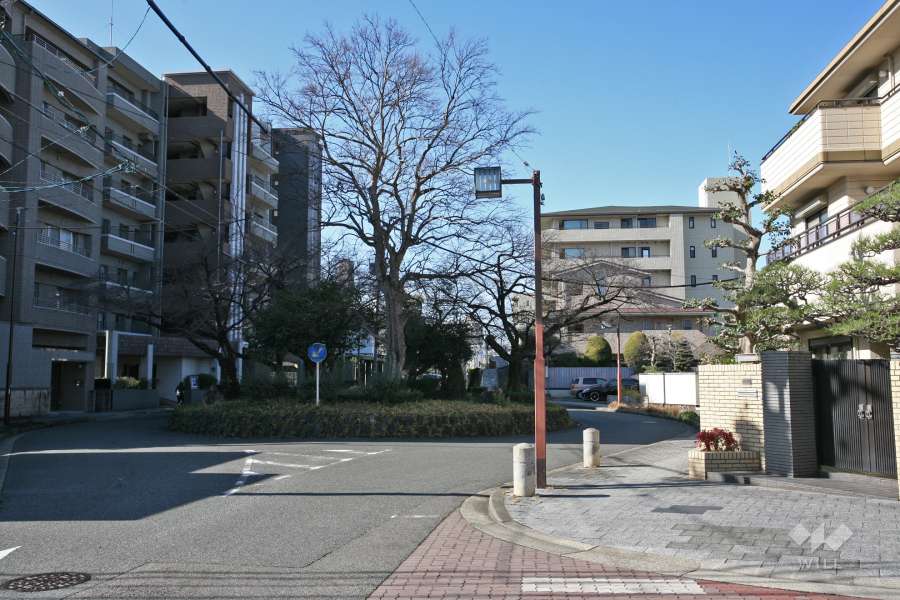 敷地北側は『徳川街園』に面しています。