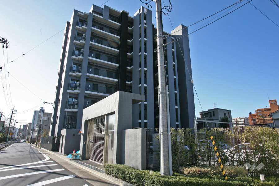 シティハウス芳野白壁の外観（北西側から）