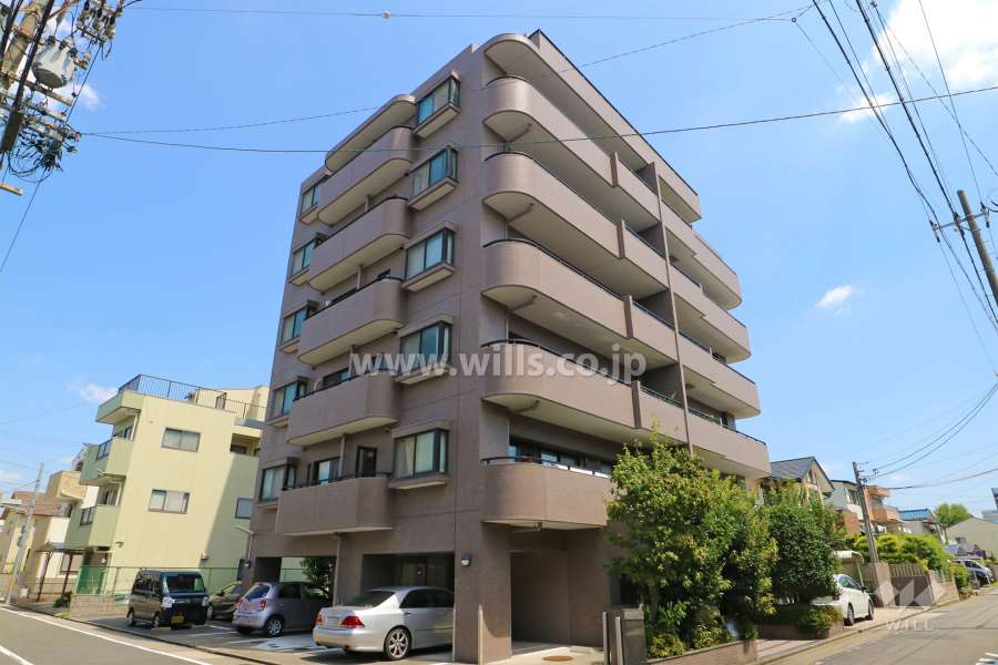 ソレーユベルテ東徳川の外観（南西側から）-(2)