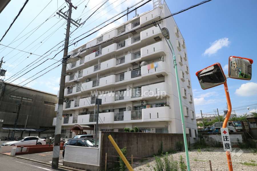 ホワイトキャッスル東ヶ丘の外観（南東側から）