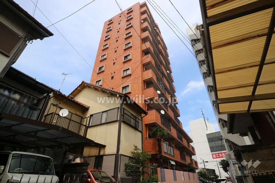 ライオンズマンション矢田の外観（南西側から）