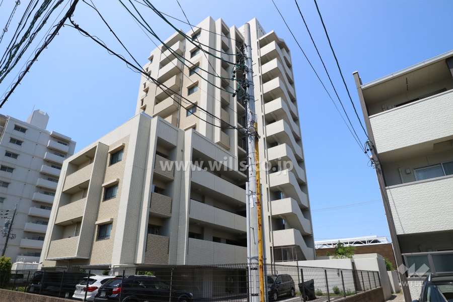 フレストコート大曽根の外観（北東側から）