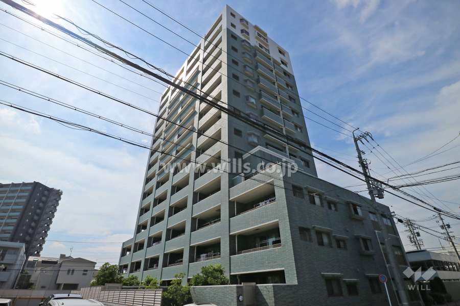 ライオンズマンション矢田東の外観（南東側から）
