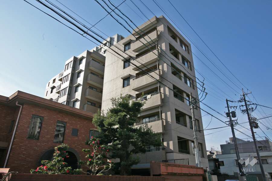 パークホームズ橦木町の外観（北東側から）