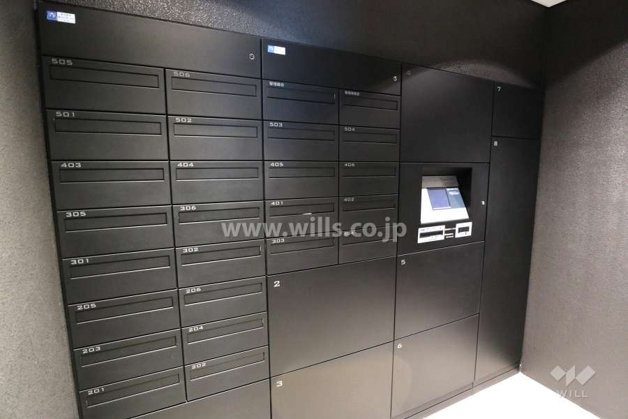 共用ポストと宅配ボックス