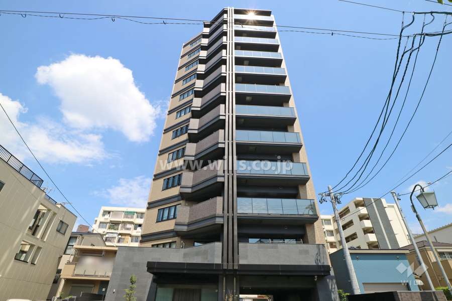 オープンレジデンシア桜通豊前町の外観（南側から）
