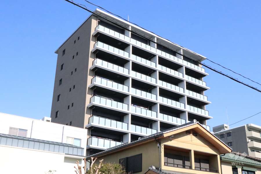 プラセシオン桜山の外観（南側から）
