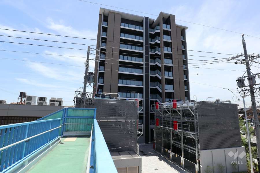 プラセシオン桜山の外観（北東側から）