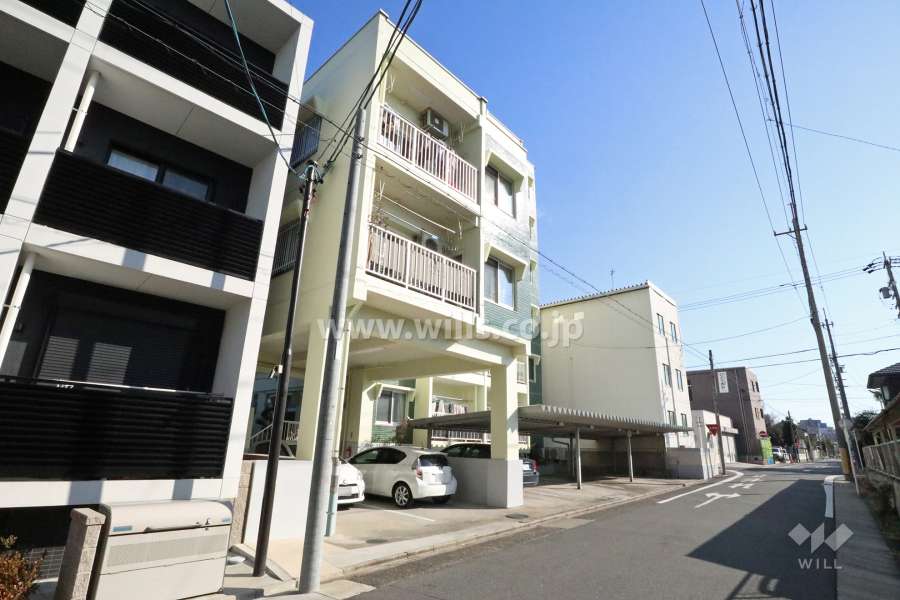 グリーンハイツ鶴舞の外観（南側から）