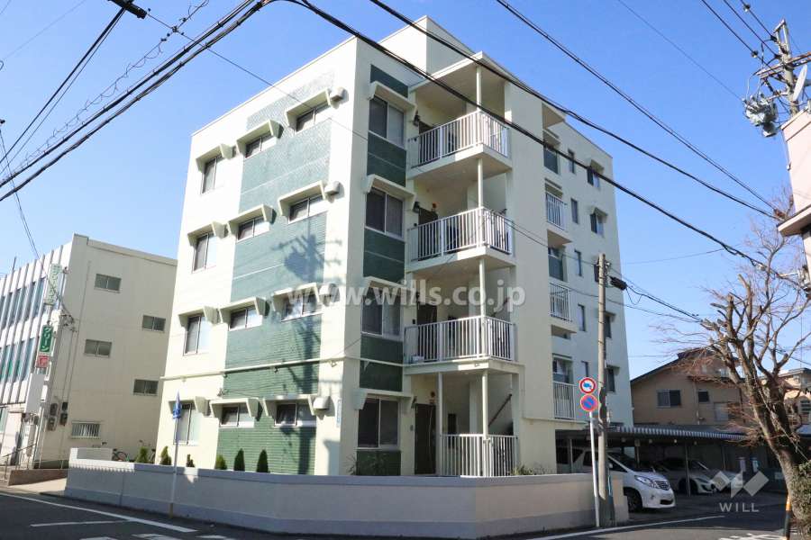 グリーンハイツ鶴舞の外観（東側から）