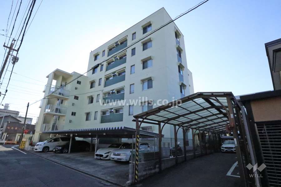 グリーンハイツ鶴舞の外観（北側から）