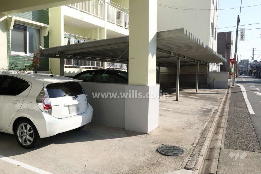 敷地内駐車場（屋外平面式　※屋根付き）