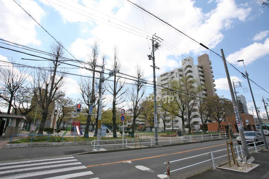 ジャルダン白金公園5番館の遠景