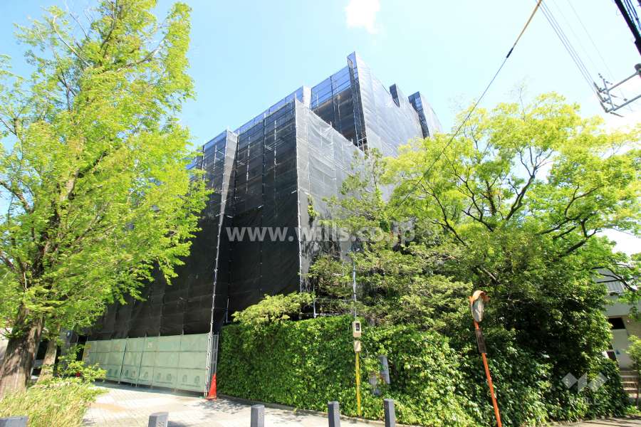 サザンヒル八事３号棟の外観（北側から）※2019年5月現在大規模修繕工事中