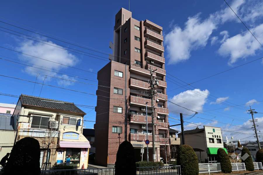 エクセレンス川名の外観（南西側から）