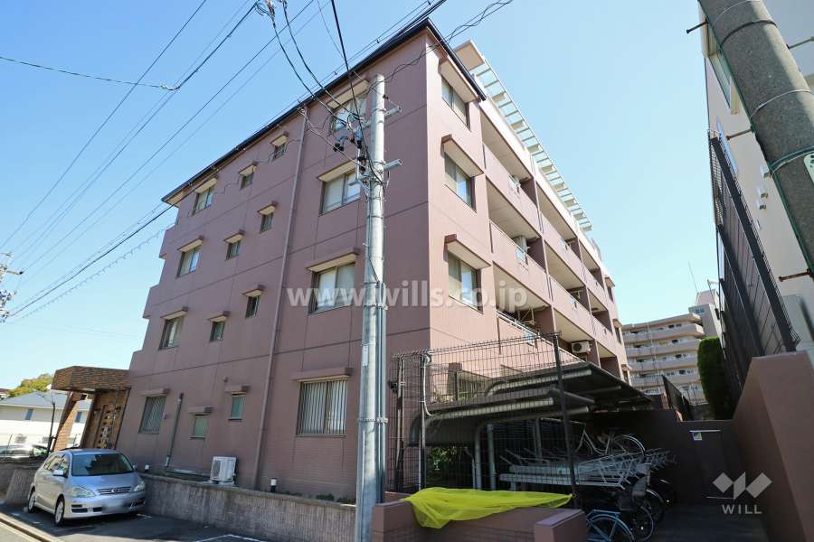 杁中ヒルズの外観（南西側から）