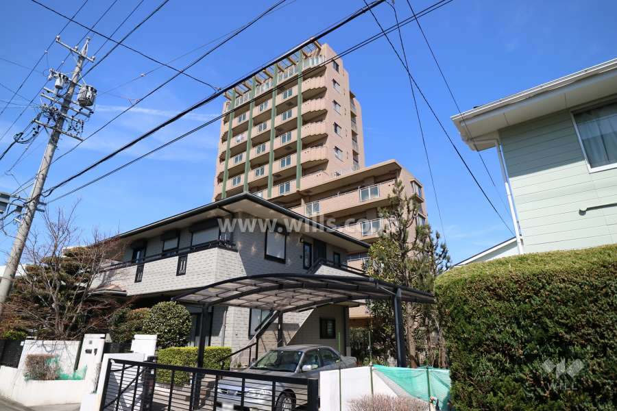 昭和折戸町ヒルズの外観（南東側から）